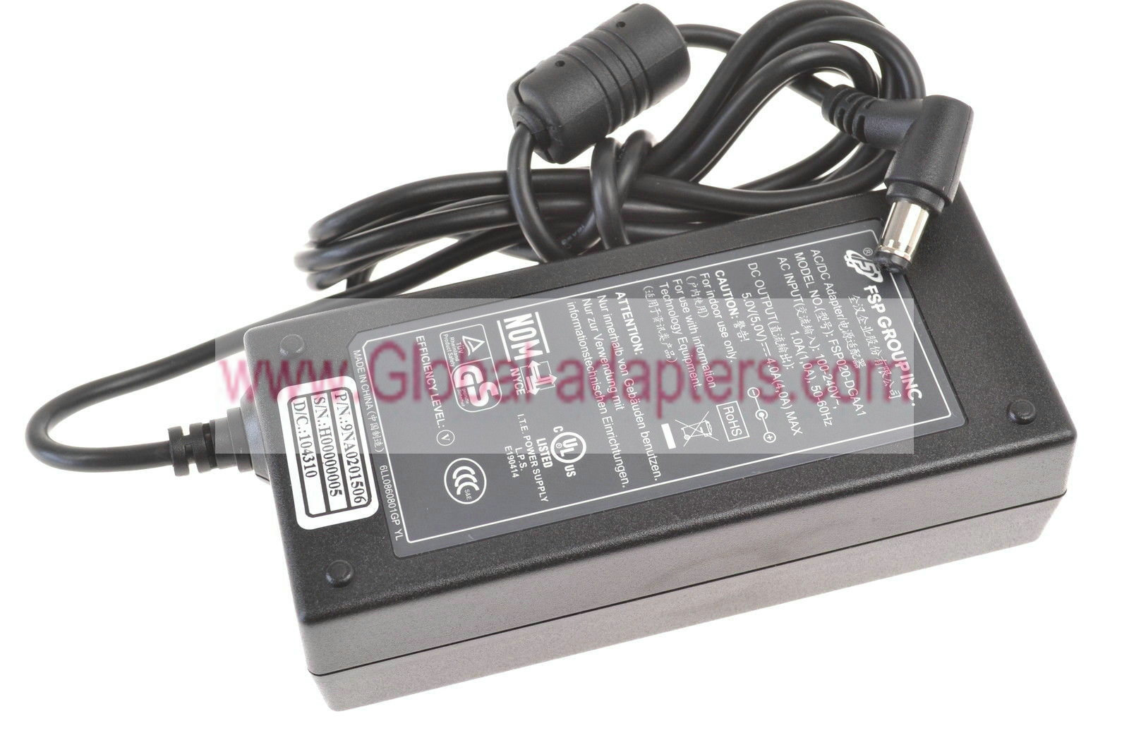 New Original FSP Group FSP020-DGAA1 5.0V 4.0A AC/DC Adapter power charger - Click Image to Close